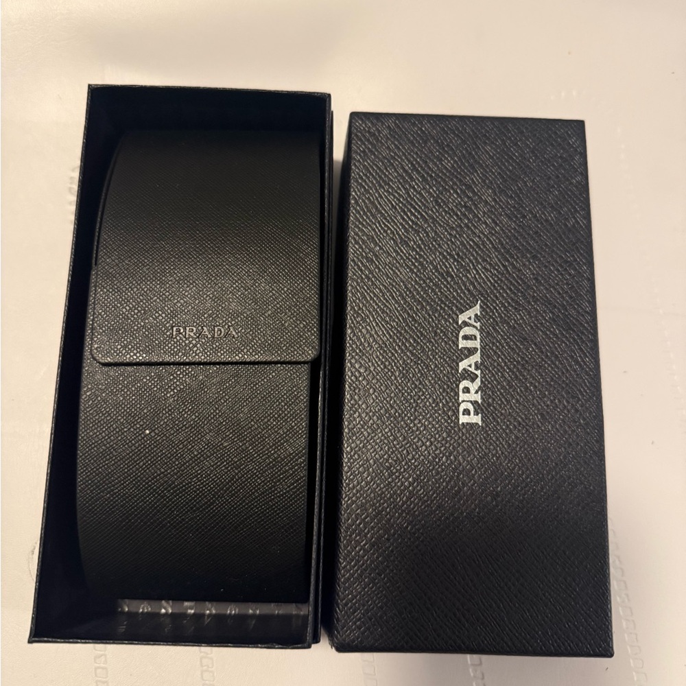 Prada Black Angular Cat-Eye Sunglasses - image 9